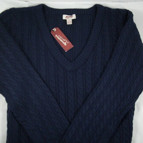Arizona Jean Co. Navy Blue V-Neck Sweater - Picture 2 of 5